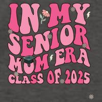 In My Senior Mom Era Class Of 2025 Masters Graduation Vector Backpack