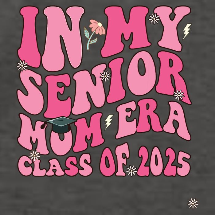 In My Senior Mom Era Class Of 2025 Masters Graduation Vector Backpack