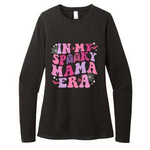 In My Spooky Mama Era Ghost Groovy Halloween Trick Or Treat Gift Womens CVC Long Sleeve Shirt