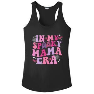 In My Spooky Mama Era Ghost Groovy Halloween Trick Or Treat Gift Ladies PosiCharge Competitor Racerback Tank