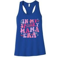 In My Spooky Mama Era Ghost Groovy Halloween Trick Or Treat Gift Women's Racerback Tank