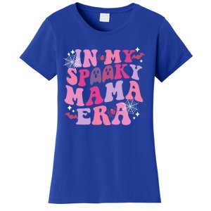 In My Spooky Mama Era Ghost Groovy Halloween Trick Or Treat Gift Women's T-Shirt