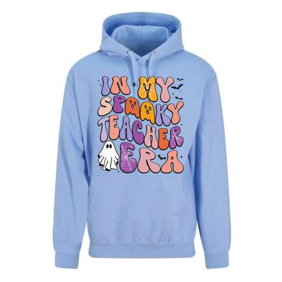 in my spooky teacher era groovy ghost teacher halloween Unisex Surf Hoodie