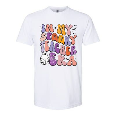 in my spooky teacher era groovy ghost teacher halloween Softstyle CVC T-Shirt