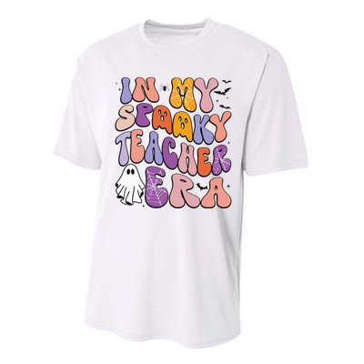 in my spooky teacher era groovy ghost teacher halloween Performance Sprint T-Shirt