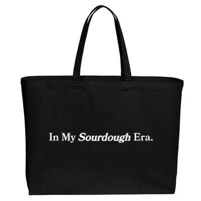 In My Sourdough Era Bread Baking Sourdough Cotton Canvas Jumbo Tote