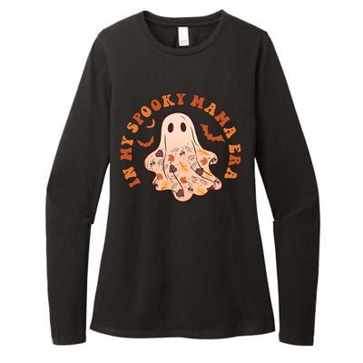 In My Spooky Mama Era Groovy Halloween Gift 2 Sided Great Gift Womens CVC Long Sleeve Shirt