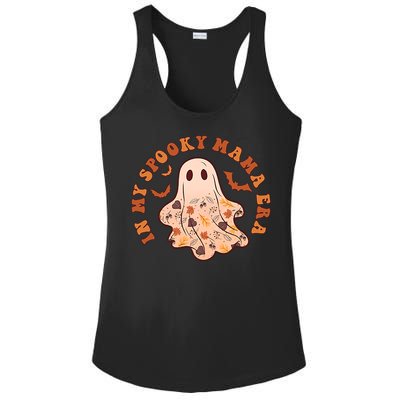 In My Spooky Mama Era Groovy Halloween Gift 2 Sided Great Gift Ladies PosiCharge Competitor Racerback Tank