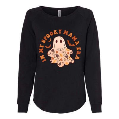 In My Spooky Mama Era Groovy Halloween Gift 2 Sided Great Gift Womens California Wash Sweatshirt