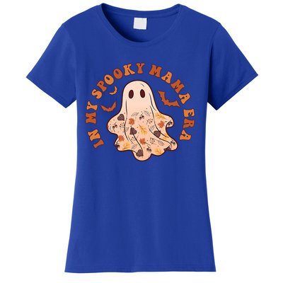 In My Spooky Mama Era Groovy Halloween Gift 2 Sided Great Gift Women's T-Shirt