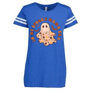 In My Spooky Mama Era Groovy Halloween Gift 2 Sided Great Gift Enza Ladies Jersey Football T-Shirt