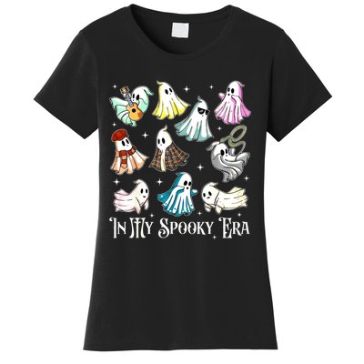 In My Spooky Era Music Lover Cute Ghost Halloween Costume Women's T-Shirt