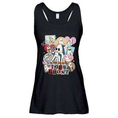 In My Spooky Era Groovy Hippie Halloween Ghost Ladies Essential Flowy Tank