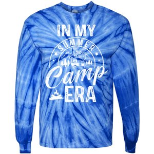 In My Summer Camp Era Camping Squad Adventure Nature Lover Gift Tie-Dye Long Sleeve Shirt