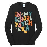 In My School Psych Era Retro School Psychologist Psychology Tall Long Sleeve T-Shirt