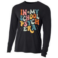 In My School Psych Era Retro School Psychologist Psychology Cooling Performance Long Sleeve Crew