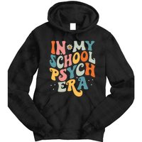 In My School Psych Era Retro School Psychologist Psychology Tie Dye Hoodie