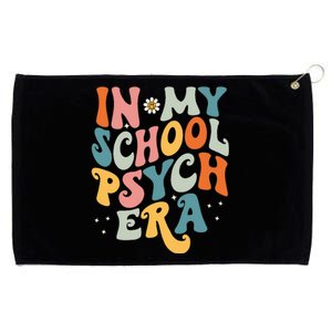 In My School Psych Era Retro School Psychologist Psychology Grommeted Golf Towel