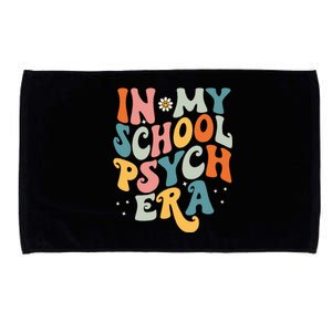 In My School Psych Era Retro School Psychologist Psychology Microfiber Hand Towel