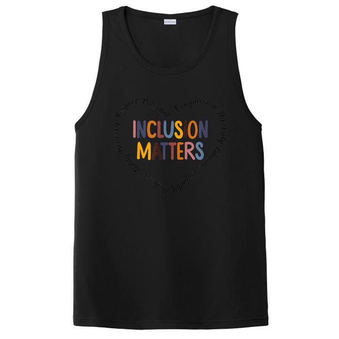 Inclusion Matters Special Education Autism Awareness Teacher PosiCharge Competitor Tank