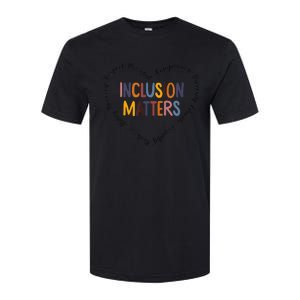 Inclusion Matters Special Education Autism Awareness Teacher Softstyle CVC T-Shirt