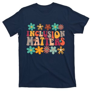 Inclusion Matters Special Education Teacher Autism Awareness Retro T-Shirt