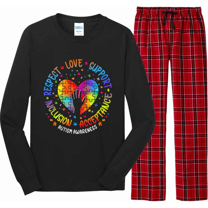 Inclusion Matters Support Autism Awareness Long Sleeve Pajama Set