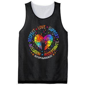 Inclusion Matters Support Autism Awareness Mesh Reversible Basketball Jersey Tank