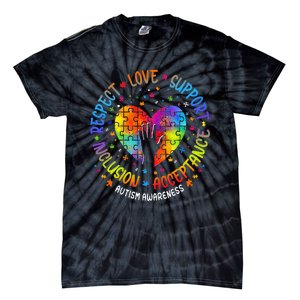 Inclusion Matters Support Autism Awareness Tie-Dye T-Shirt