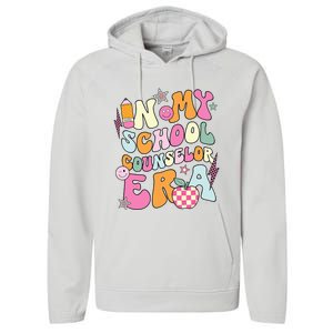 In My School Counselor Era Back To School Teacher Life Performance Fleece Hoodie