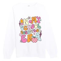 In My School Counselor Era Back To School Teacher Life Premium Crewneck Sweatshirt