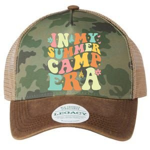 In My Summer Camp Era Retro Groovy Camper Summer Break Meaningful Gift Legacy Tie Dye Trucker Hat