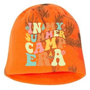 In My Summer Camp Era Retro Groovy Camper Summer Break Meaningful Gift Kati - Camo Knit Beanie