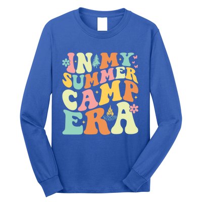 In My Summer Camp Era Retro Groovy Camper Summer Break Meaningful Gift Long Sleeve Shirt