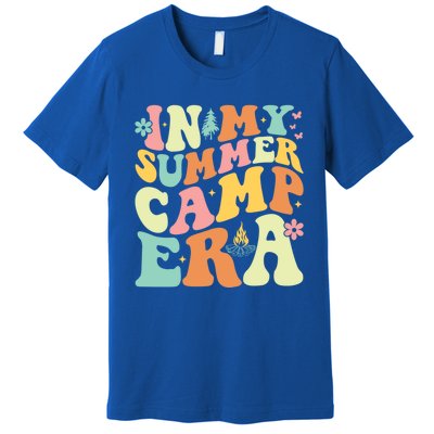 In My Summer Camp Era Retro Groovy Camper Summer Break Meaningful Gift Premium T-Shirt