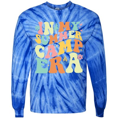 In My Summer Camp Era Retro Groovy Camper Summer Break Meaningful Gift Tie-Dye Long Sleeve Shirt