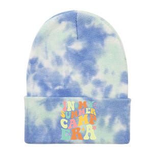 In My Summer Camp Era Retro Groovy Camper Summer Break Meaningful Gift Tie Dye 12in Knit Beanie