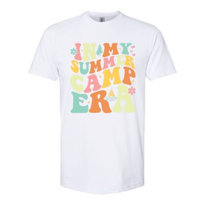 In My Summer Camp Era Retro Groovy Camper Summer Break Meaningful Gift Softstyle CVC T-Shirt