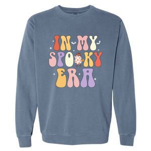 In My Spooky Era Ghost Funny Spooky Season Vibes Halloween Cute Gift Garment-Dyed Sweatshirt