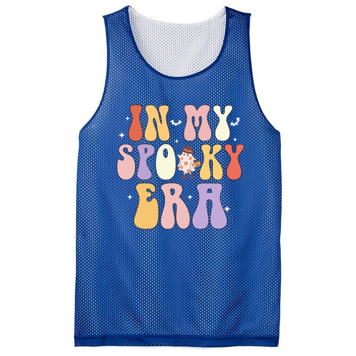 In My Spooky Era Ghost Funny Spooky Season Vibes Halloween Cute Gift Mesh Reversible Basketball Jersey Tank