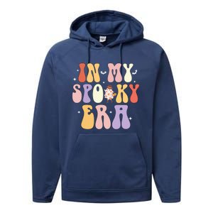 In My Spooky Era Ghost Funny Spooky Season Vibes Halloween Cute Gift Performance Fleece Hoodie