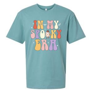 In My Spooky Era Ghost Funny Spooky Season Vibes Halloween Cute Gift Sueded Cloud Jersey T-Shirt