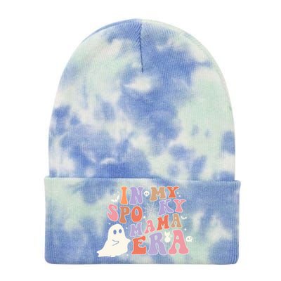 In My Spooky Mama Era Halloween Funny Gift Funny Gift Tie Dye 12in Knit Beanie