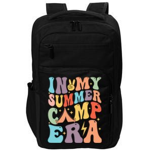 In My Summer Camp Era Retro Groovy Summer Break Gift Impact Tech Backpack