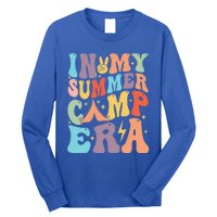 In My Summer Camp Era Retro Groovy Summer Break Gift Long Sleeve Shirt