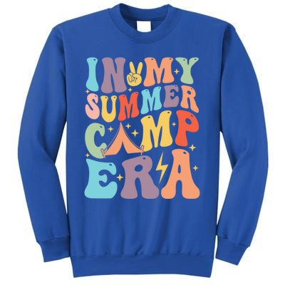 In My Summer Camp Era Retro Groovy Summer Break Gift Sweatshirt