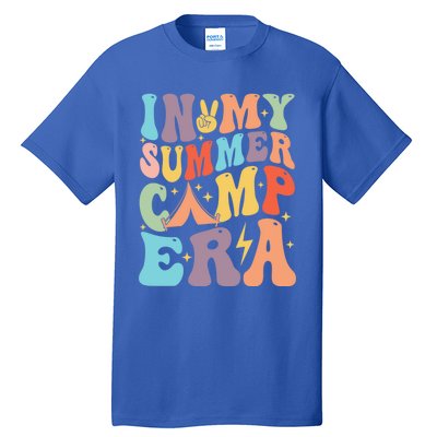 In My Summer Camp Era Retro Groovy Summer Break Gift Tall T-Shirt