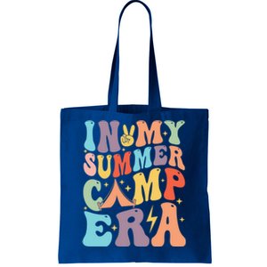 In My Summer Camp Era Retro Groovy Summer Break Gift Tote Bag