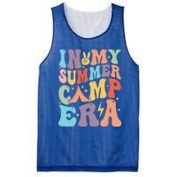 In My Summer Camp Era Retro Groovy Summer Break Gift Mesh Reversible Basketball Jersey Tank