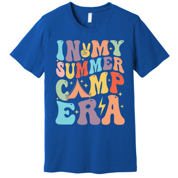 In My Summer Camp Era Retro Groovy Summer Break Gift Premium T-Shirt